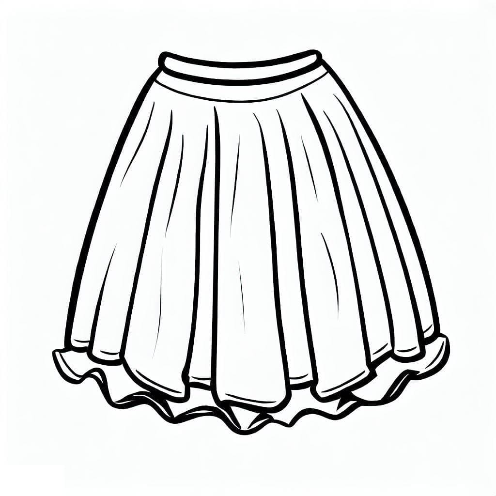 Dibujo gratuito Falda #191537 de la coleccion Objetos para imprimir