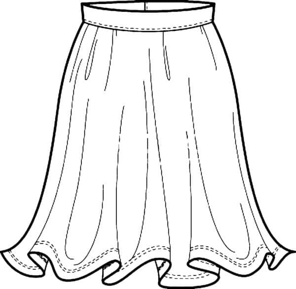 Dibujo gratuito Falda #191541 de la coleccion Objetos para imprimir