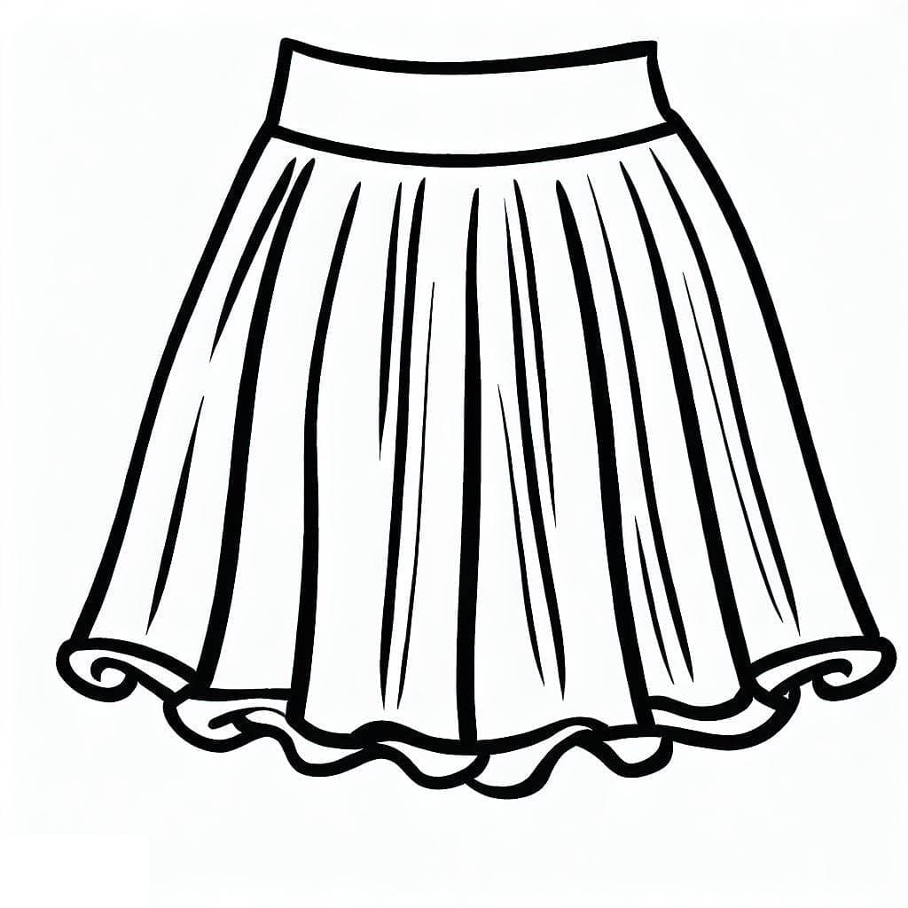 Dibujo gratuito Falda #191556 de la coleccion Objetos para imprimir