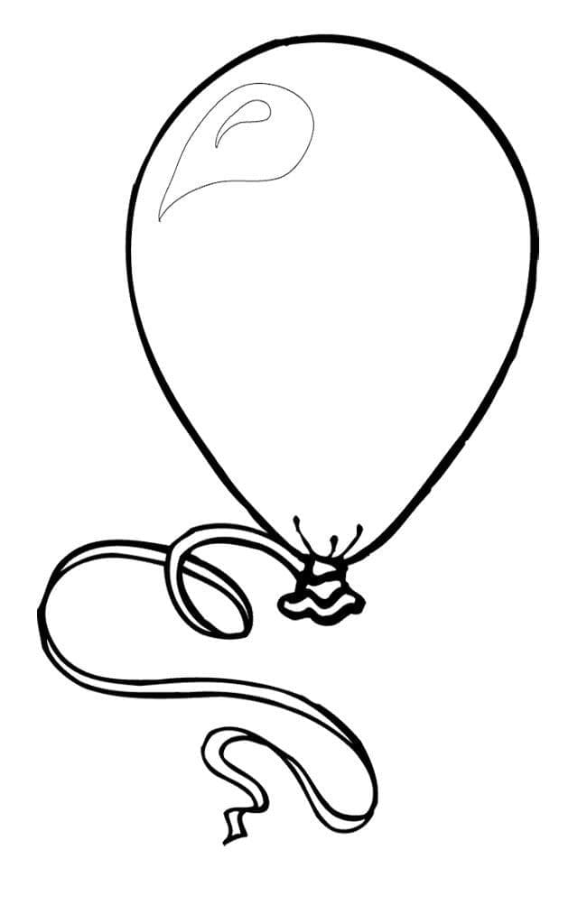 Dibujo gratuito Globo #184780 de la coleccion Objetos para imprimir