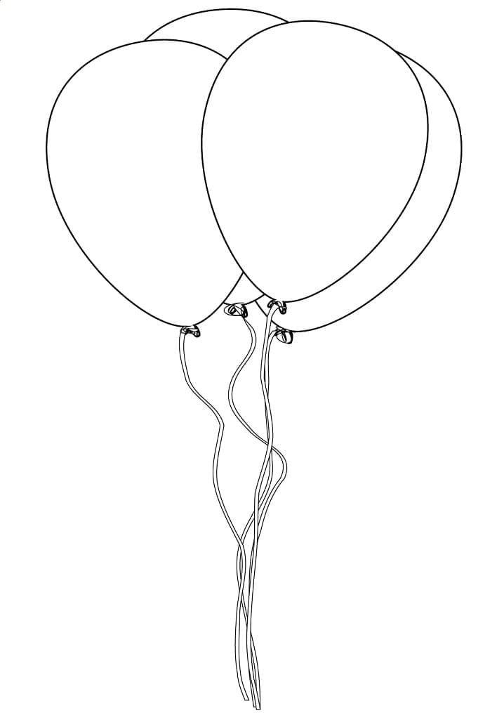 Dibujo gratuito Globo #184797 de la coleccion Objetos para imprimir