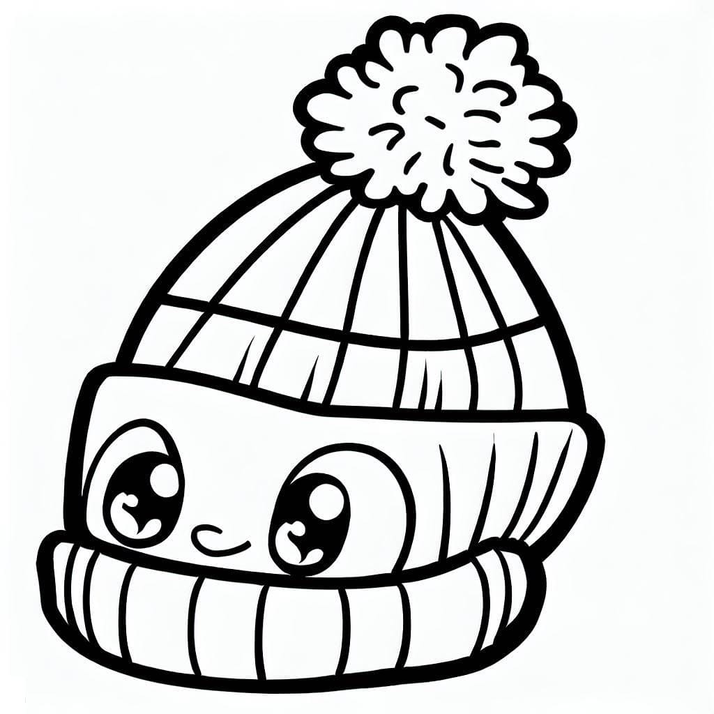 Dibujo gratuito Gorro de Invierno #191275 de la coleccion Objetos para imprimir