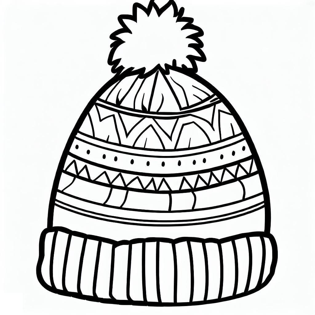 Dibujo gratuito Gorro de Invierno #191281 de la coleccion Objetos para imprimir