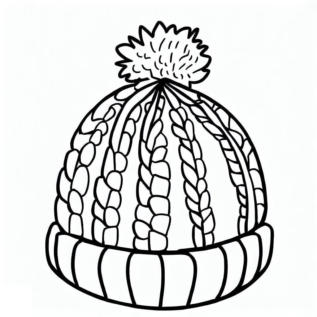 Dibujo gratuito Gorro de Invierno #191282 de la coleccion Objetos para imprimir