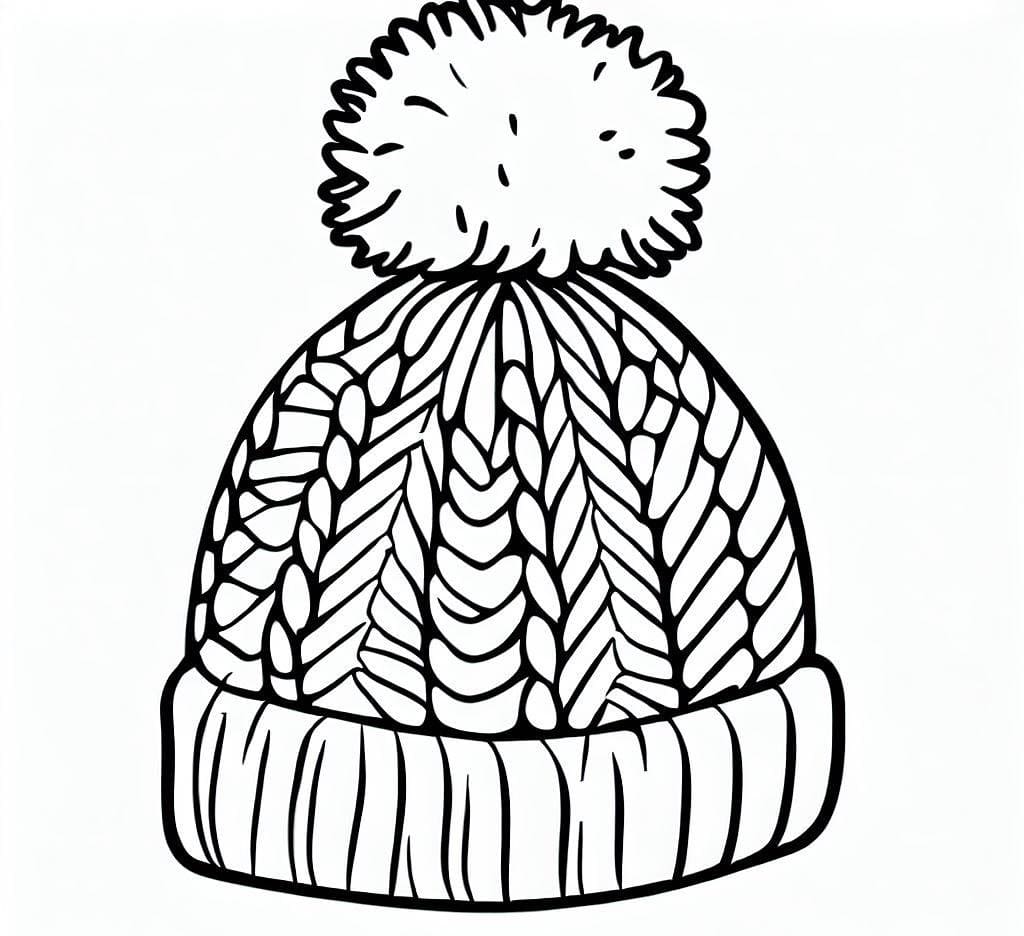 Dibujo gratuito Gorro de Invierno #191283 de la coleccion Objetos para imprimir