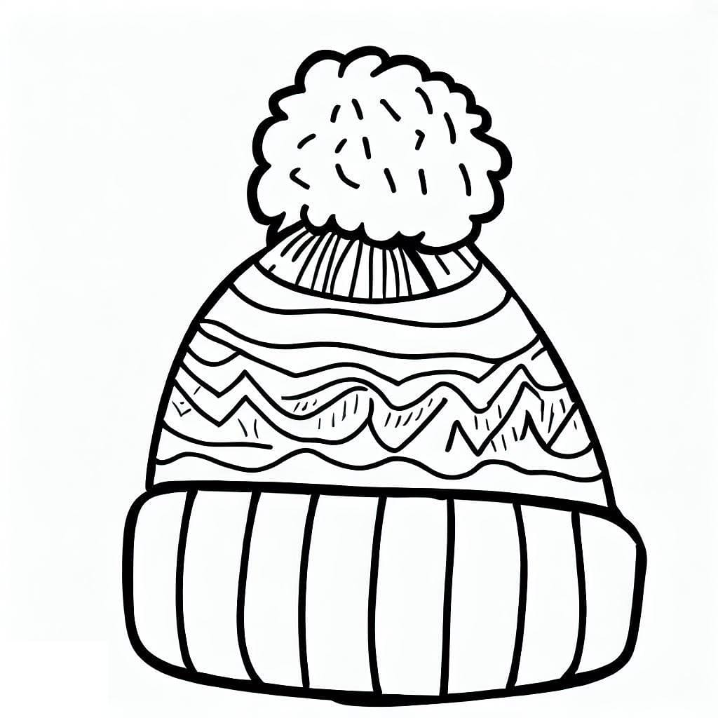 Dibujo gratuito Gorro de Invierno #191287 de la coleccion Objetos para imprimir