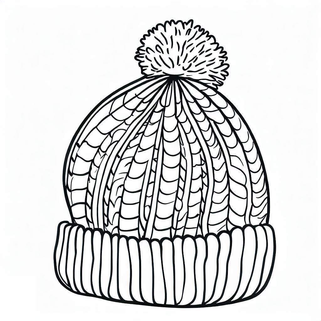 Dibujo gratuito Gorro de Invierno #191292 de la coleccion Objetos para imprimir