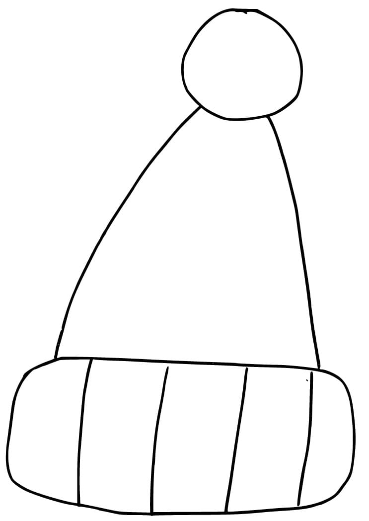 Dibujo gratuito Gorro de Invierno #191293 de la coleccion Objetos para imprimir