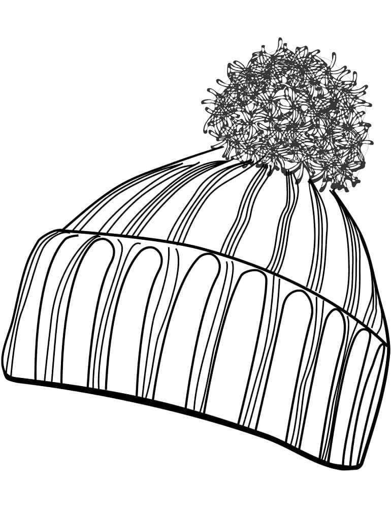 Dibujo gratuito Gorro de Invierno #191297 de la coleccion Objetos para imprimir