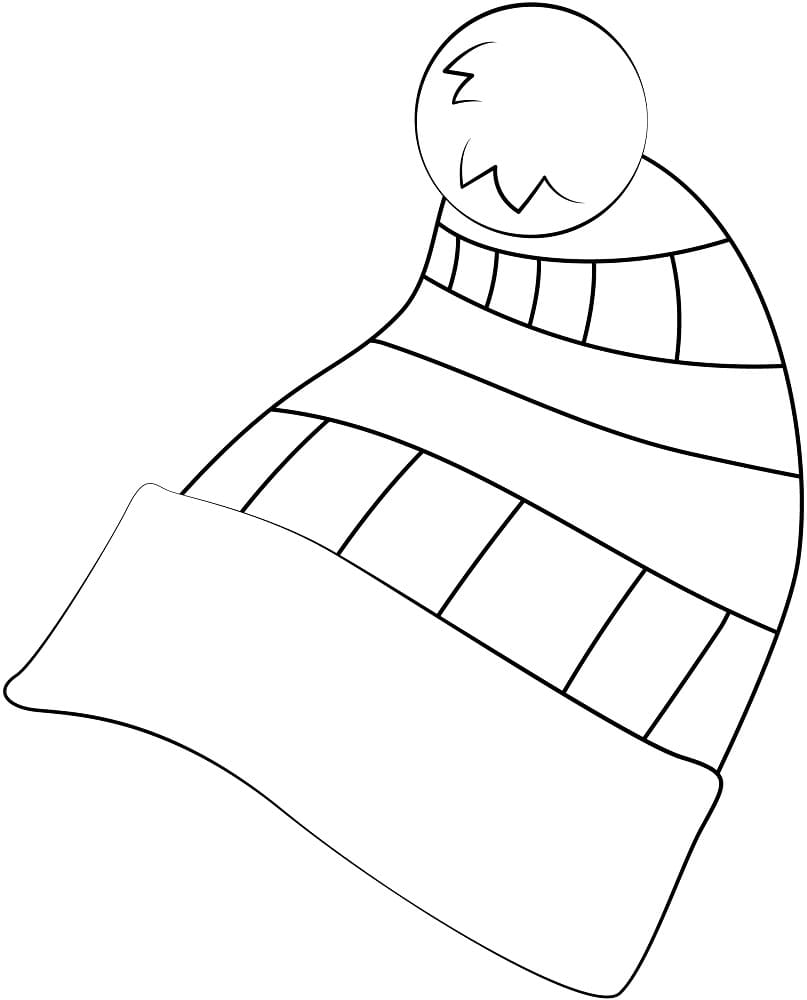 Dibujo gratuito Gorro de Invierno #191298 de la coleccion Objetos para imprimir