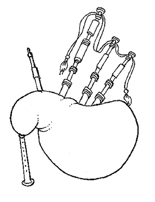 Dibujo para colorear: Instrumentos musicales (Objetos) #167181 - Dibujos para Colorear e Imprimir Gratis