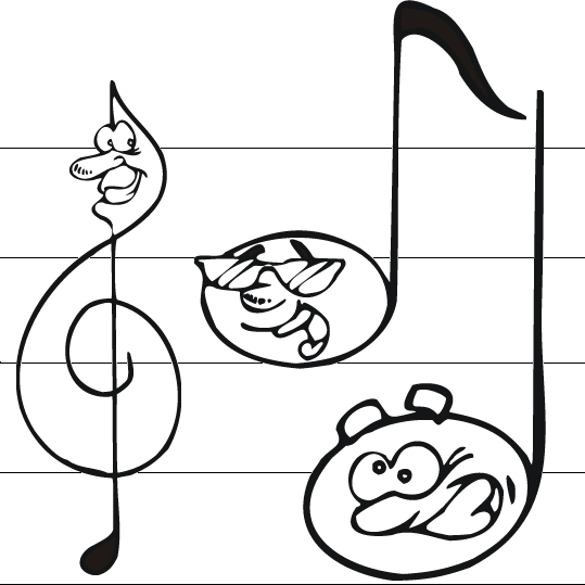 Dibujo para colorear: Instrumentos musicales (Objetos) #167195 - Dibujos para Colorear e Imprimir Gratis