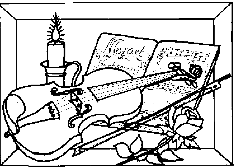 Dibujo para colorear: Instrumentos musicales (Objetos) #167207 - Dibujos para Colorear e Imprimir Gratis