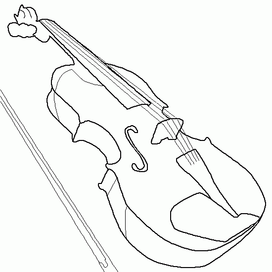 Dibujo para colorear: Instrumentos musicales (Objetos) #167228 - Dibujos para Colorear e Imprimir Gratis