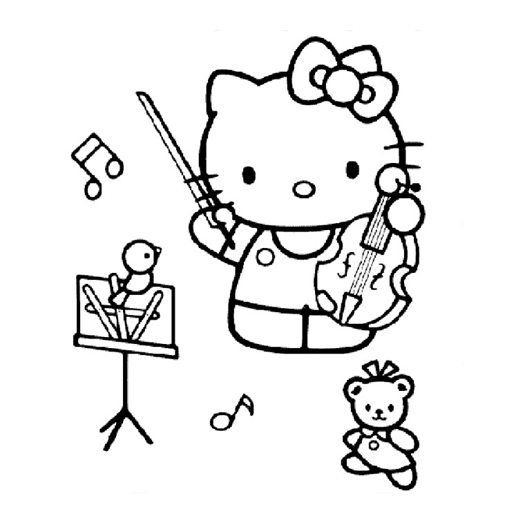 Dibujo para colorear: Instrumentos musicales (Objetos) #167232 - Dibujos para Colorear e Imprimir Gratis