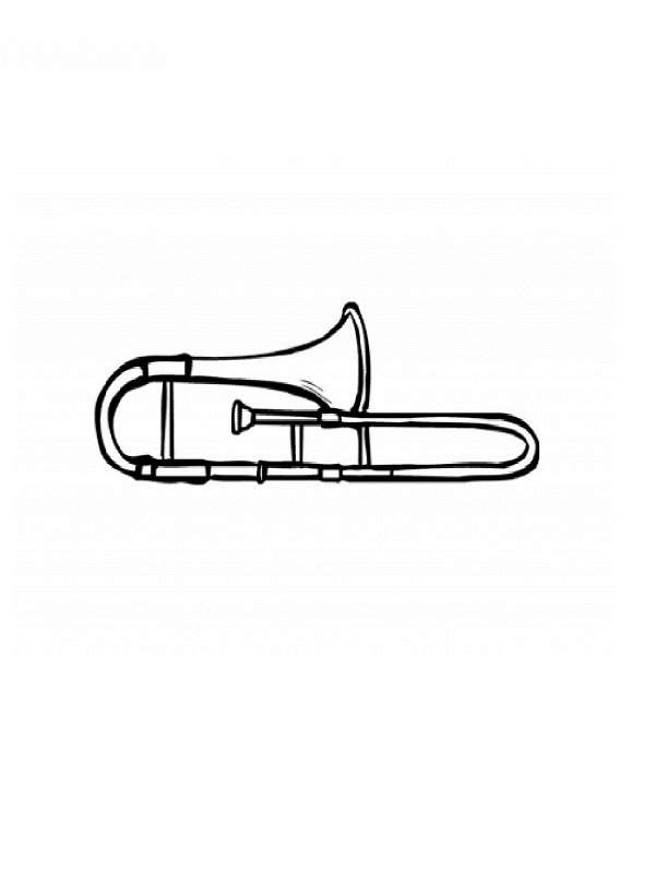 Dibujo para colorear: Instrumentos musicales (Objetos) #167293 - Dibujos para Colorear e Imprimir Gratis