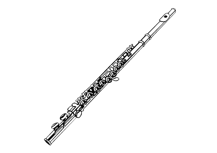 Dibujo para colorear: Instrumentos musicales (Objetos) #167296 - Dibujos para Colorear e Imprimir Gratis