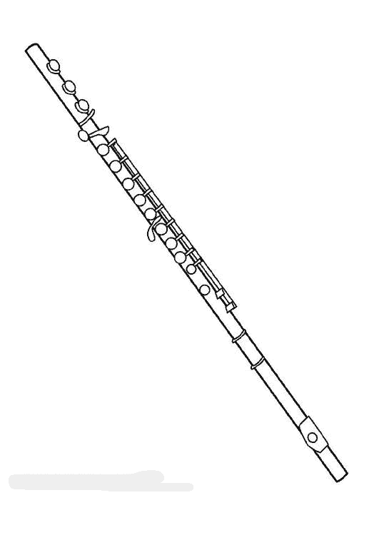 Dibujo para colorear: Instrumentos musicales (Objetos) #167325 - Dibujos para Colorear e Imprimir Gratis