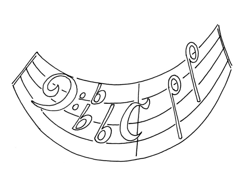 Dibujo para colorear: Instrumentos musicales (Objetos) #167326 - Dibujos para Colorear e Imprimir Gratis