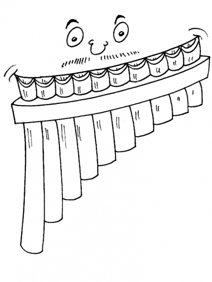 Dibujo para colorear: Instrumentos musicales (Objetos) #167327 - Dibujos para Colorear e Imprimir Gratis