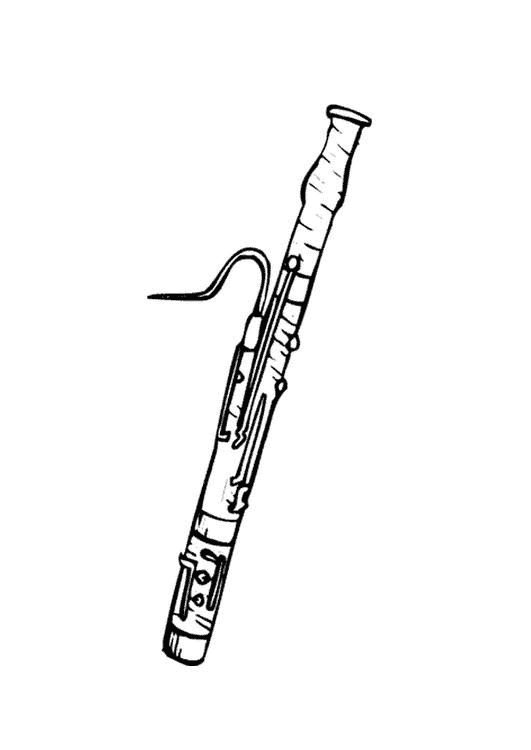 Dibujo para colorear: Instrumentos musicales (Objetos) #167339 - Dibujos para Colorear e Imprimir Gratis