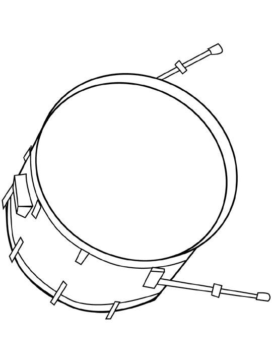 Dibujo para colorear: Instrumentos musicales (Objetos) #167347 - Dibujos para Colorear e Imprimir Gratis