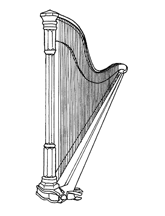 Dibujo para colorear: Instrumentos musicales (Objetos) #167354 - Dibujos para Colorear e Imprimir Gratis