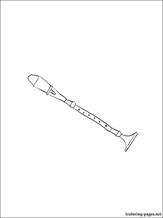 Dibujo para colorear: Instrumentos musicales (Objetos) #167373 - Dibujos para Colorear e Imprimir Gratis