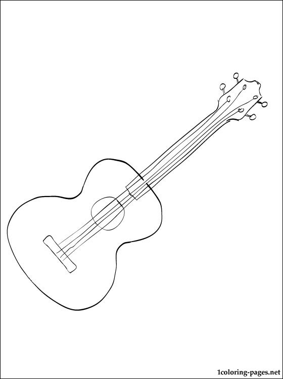 Dibujo para colorear: Instrumentos musicales (Objetos) #167392 - Dibujos para Colorear e Imprimir Gratis