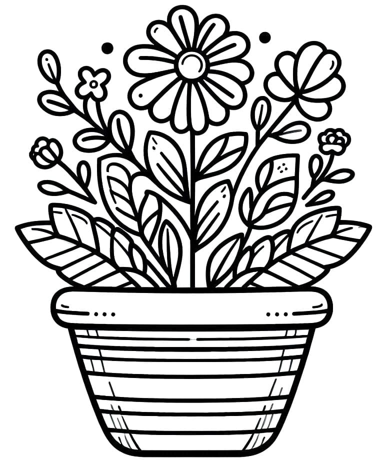 Dibujo gratuito Maceta #221246 de la coleccion Objetos para imprimir