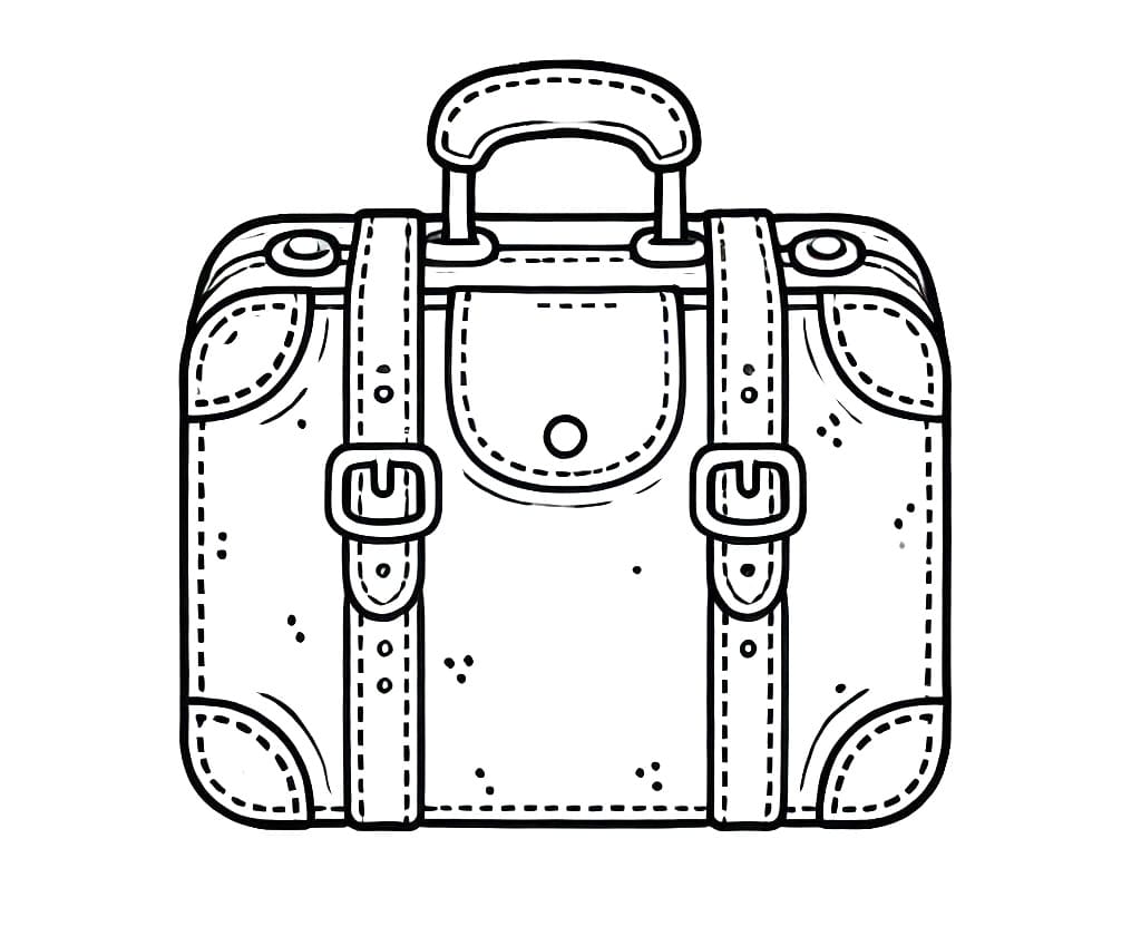 Dibujo gratuito Maleta #217445 de la coleccion Objetos para imprimir