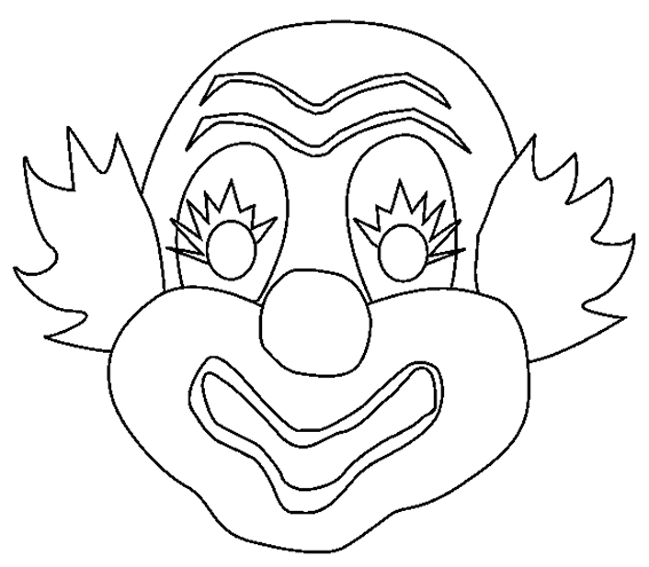 Dibujo para colorear: Máscara (Objetos) #120502 - Dibujos para Colorear e Imprimir Gratis