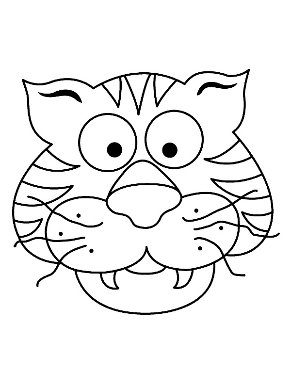 Dibujo para colorear: Máscara (Objetos) #120511 - Dibujos para Colorear e Imprimir Gratis