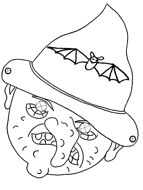 Dibujo para colorear: Máscara (Objetos) #120559 - Dibujos para Colorear e Imprimir Gratis