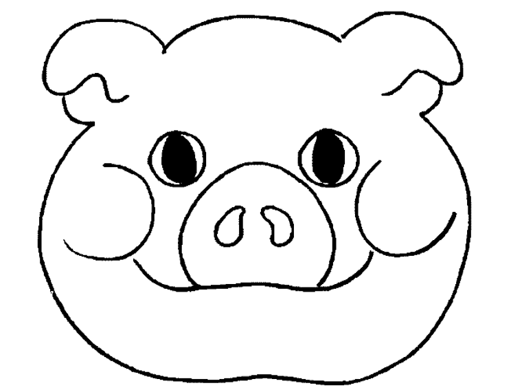 Dibujo para colorear: Máscara (Objetos) #120561 - Dibujos para Colorear e Imprimir Gratis