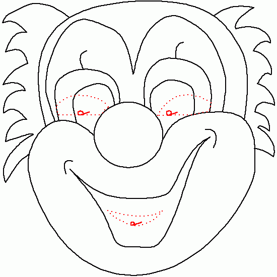 Dibujo para colorear: Máscara (Objetos) #120581 - Dibujos para Colorear e Imprimir Gratis