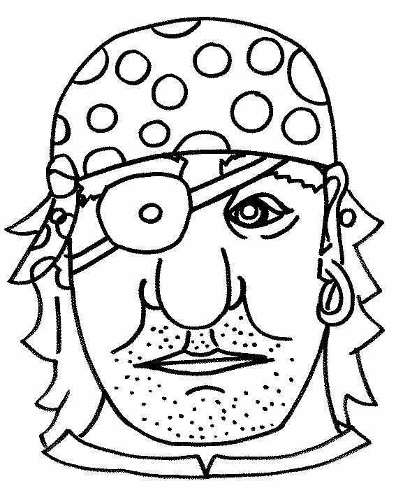 Dibujo para colorear: Máscara (Objetos) #120619 - Dibujos para Colorear e Imprimir Gratis