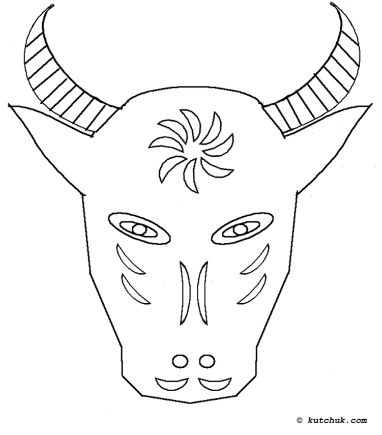 Dibujo para colorear: Máscara (Objetos) #120632 - Dibujos para Colorear e Imprimir Gratis