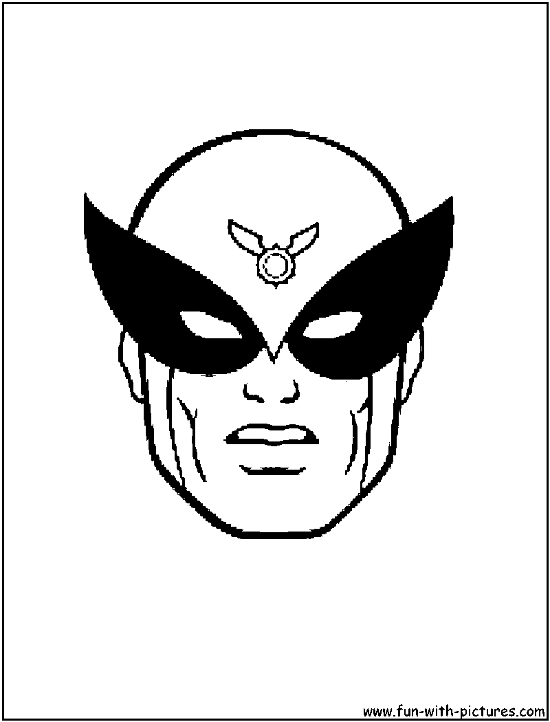 Dibujo para colorear: Máscara (Objetos) #120653 - Dibujos para Colorear e Imprimir Gratis