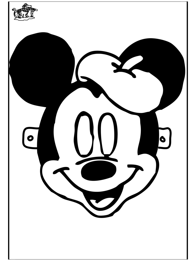 Dibujo para colorear: Máscara (Objetos) #120686 - Dibujos para Colorear e Imprimir Gratis