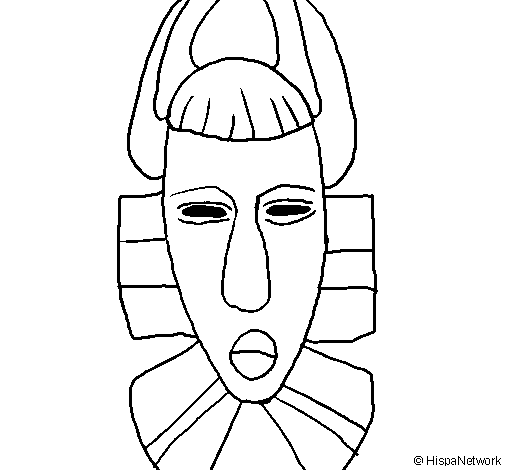 Dibujo para colorear: Máscara (Objetos) #120724 - Dibujos para Colorear e Imprimir Gratis