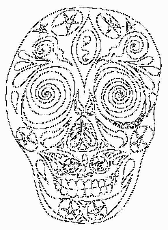 Dibujo para colorear: Máscara (Objetos) #120752 - Dibujos para Colorear e Imprimir Gratis