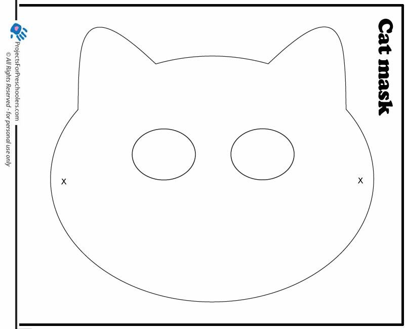 Dibujo para colorear: Máscara (Objetos) #120803 - Dibujos para Colorear e Imprimir Gratis