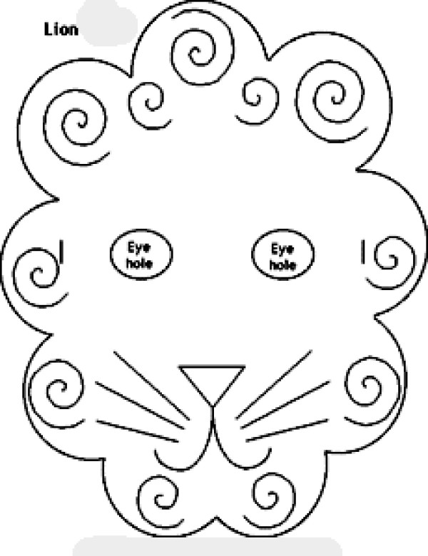 Dibujo para colorear: Máscara (Objetos) #120888 - Dibujos para Colorear e Imprimir Gratis