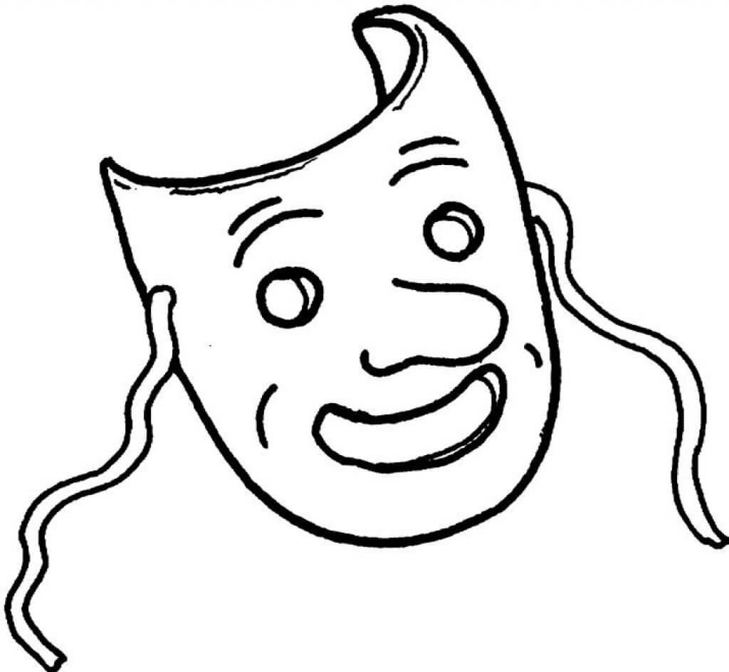 Dibujo gratuito Máscara #172695 de la coleccion Objetos para imprimir