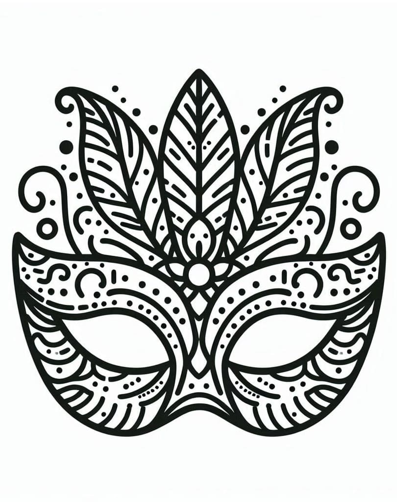 Dibujo gratuito Máscara de Carnaval #216540 de la coleccion Objetos para imprimir Dibujo gratuito Máscara de Carnaval #216540 de la coleccion Objetos para imprimir