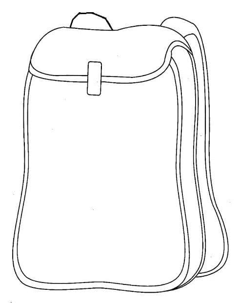 Dibujo gratuito Mochila Escolar #220474 de la coleccion Objetos para imprimir