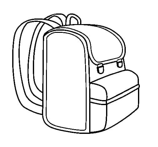 Dibujo gratuito Mochila Escolar #220480 de la coleccion Objetos para imprimir