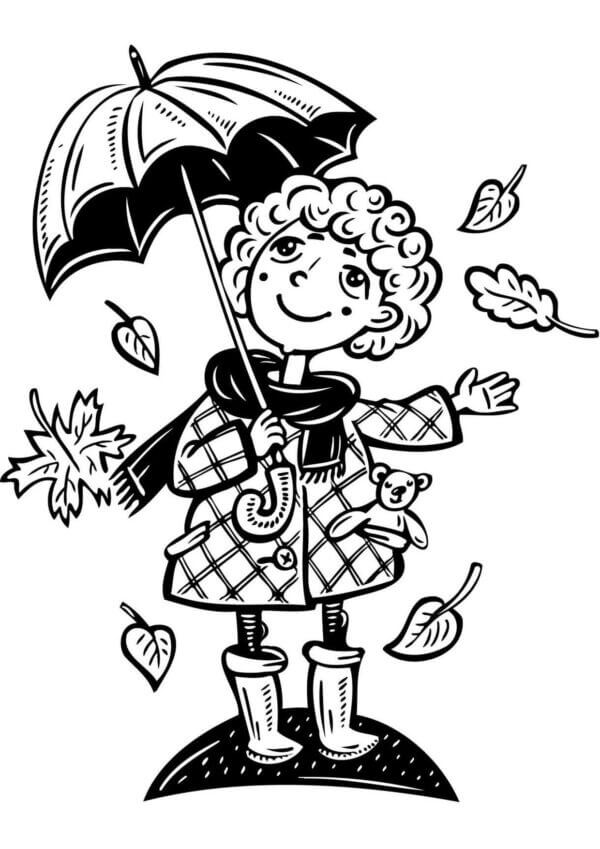 Dibujo gratuito Paraguas #172731 de la coleccion Objetos para imprimir