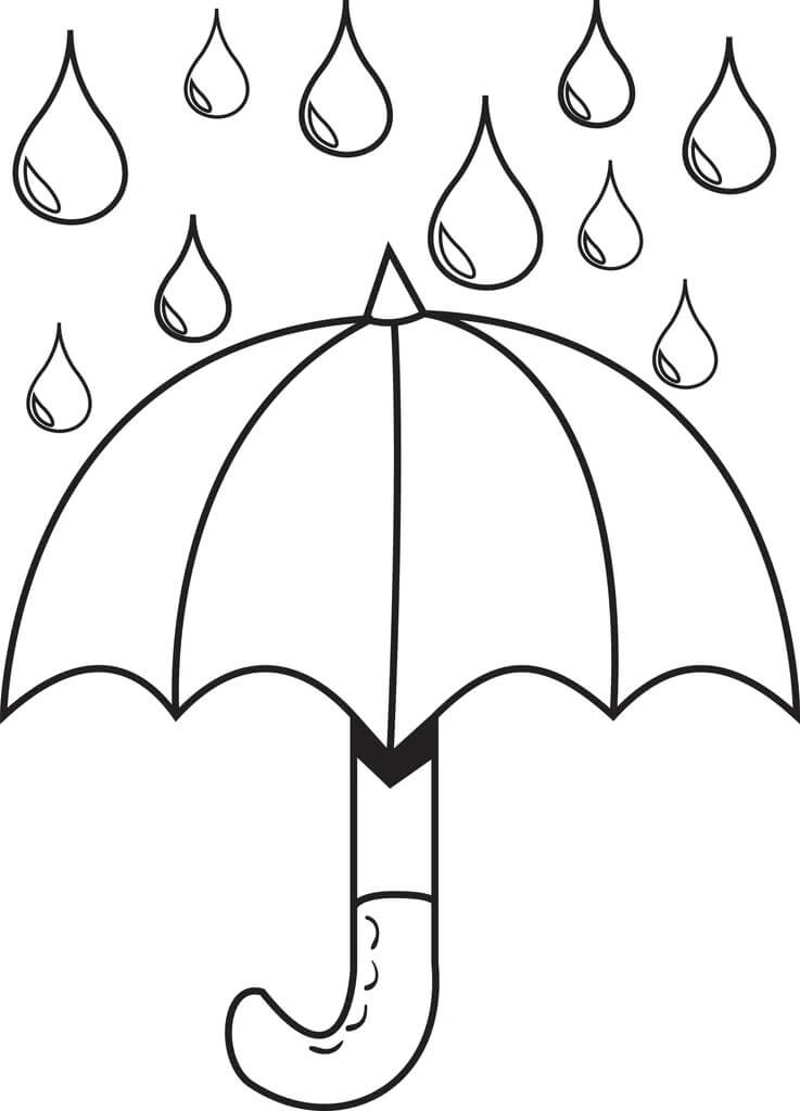 Dibujo gratuito Paraguas #172737 de la coleccion Objetos para imprimir